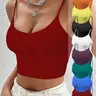8 Pack Ribbed Seamless Wireless Sports Bra for Women, Soft Stretch Breathable All Season Yoga Workout Lingerie