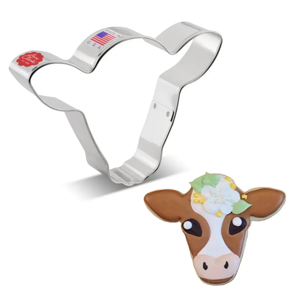 Cute Cow Face Cookie Cutter Cute Cow Face Cookie Cutter