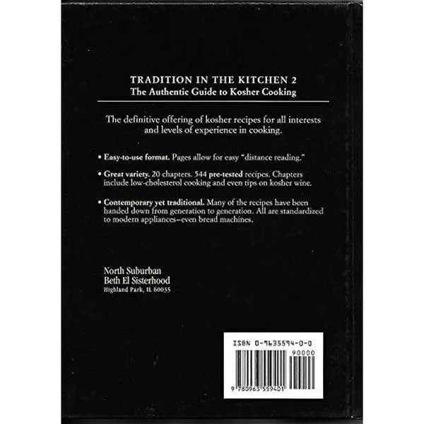 USED Book - Tradition in the Kitchen 2: The Authentic Guide to Kosher Cooking by Eenie (ed) (Hardcover) - english