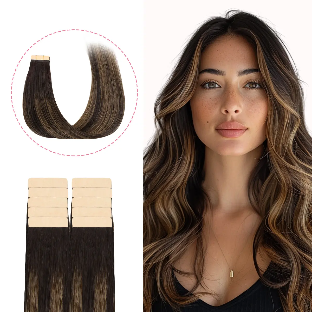 #2/6/2 Dark Brown Balayage