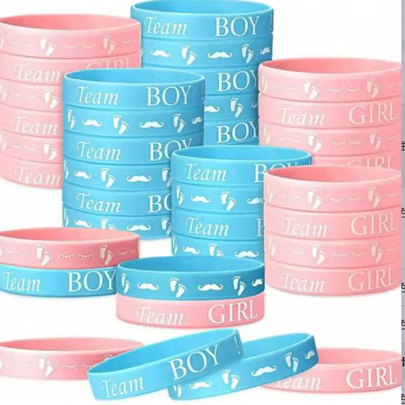 Boy and girl with beard and eyelashes