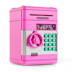 G78ATM Smart Piggy Bank for Kids, Large Capacity Password Money Saving Box, Creative Deposit-Only Safe Coin Bank Gift