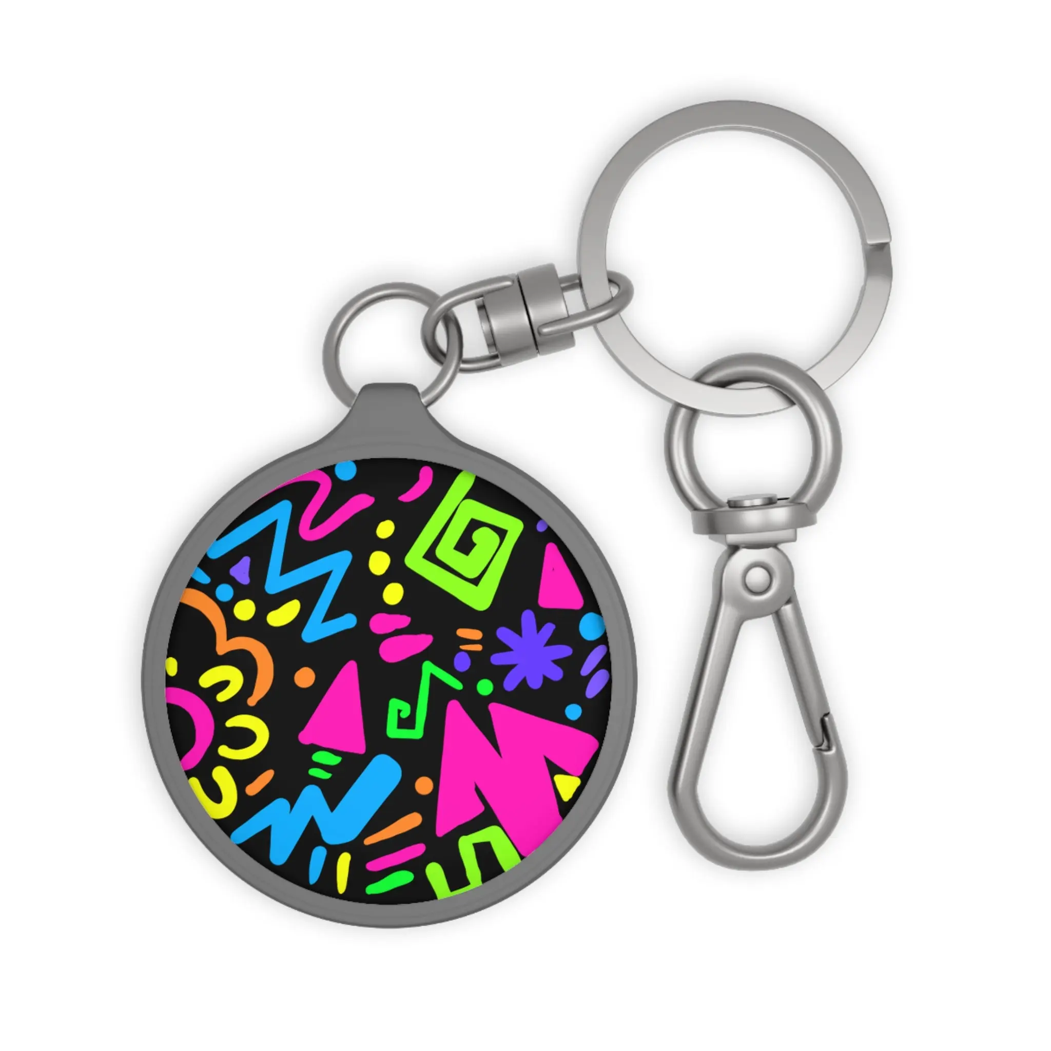 Color Pop Keyring Tag