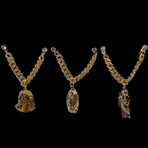 Religious Hat Cuban chain Pins