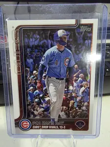 Topps Pete Crow-Armstrong #US164 2025 Update Baseball Card Cubs Player Trading Card for Collectors and Fans