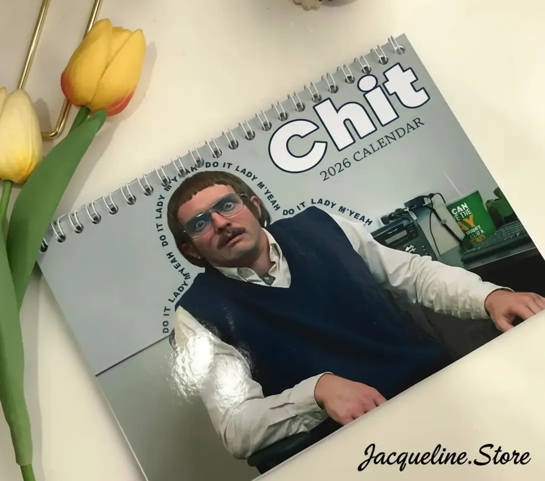 Do It Lady Chit The Office Funny 2026 Wall Calendar And Planner, Unique Christmas Gift, Calendar Gift, Holiday Gift Ideas HFN