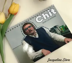 Do It Lady Chit The Office Funny 2026 Wall Calendar And Planner, Unique Christmas Gift, Calendar Gift, Holiday Gift Ideas HFN
