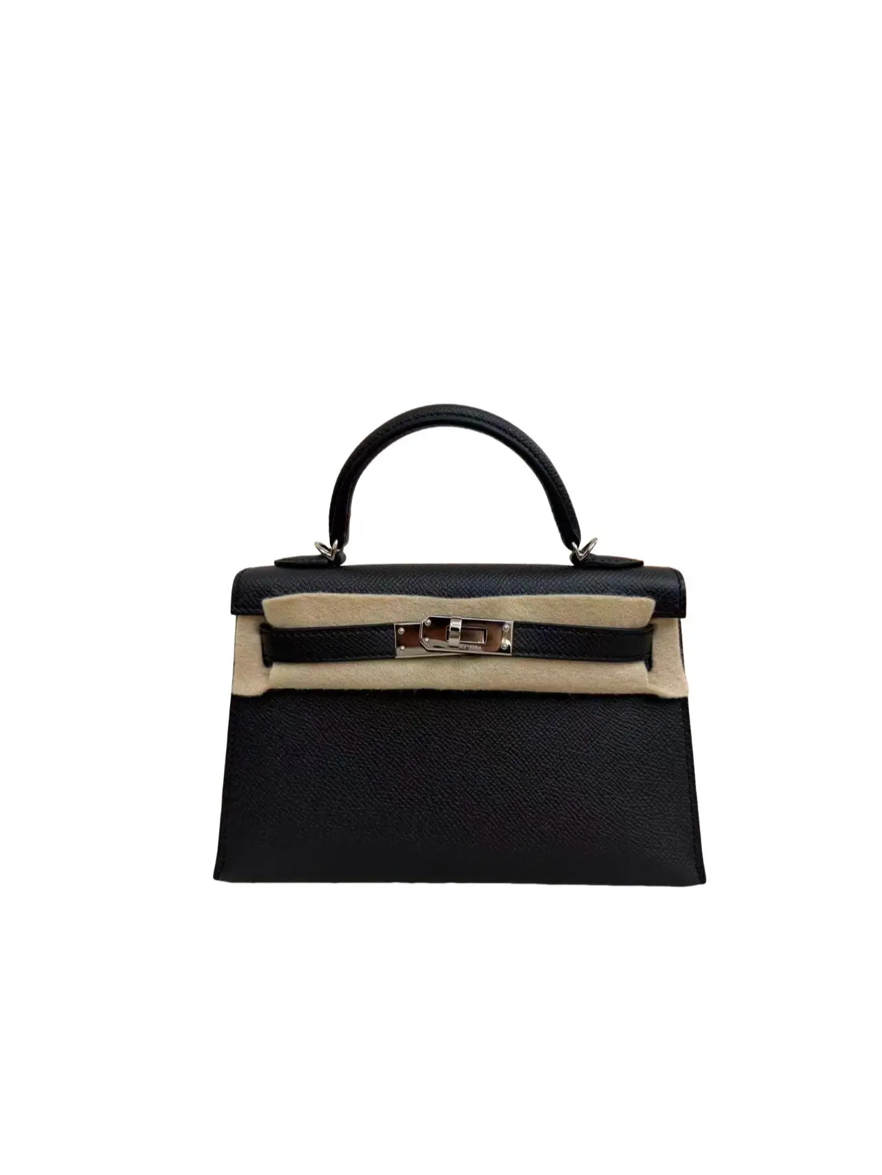 Pre-owned HERMÈS leather Crossbody Bags Mini Kelly II 20 Sellier stamp b