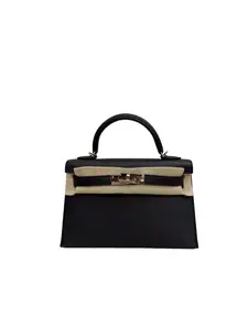 Pre-owned HERMÈS leather Crossbody Bags Mini Kelly II 20 Sellier stamp b