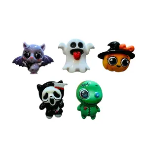 Ghoulish Cuties! - Unique Halloween Shoe Charms for Clogs & Slides - Bat Ghost Pumpkin Skull & Zombie Designs - Fun & Safe for Kids Over 3 Years