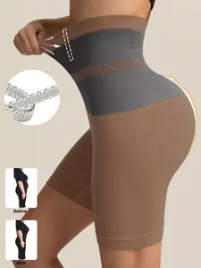 High Waist Tummy Control Shorts Waist Trainer Body Shaper Shapewear Bottoms Tummy Control Panties Slimming Sheath Woman Flat Belly Hip Butt Lifter Briefs Panty Seamless Underwear Women Shaping Panties