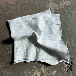 Premium 16 Single 10oz Jersey Slub Knit PFD White 100% Cotton 60" Wide Made in Los Angeles for Vintage Wash Streetwear