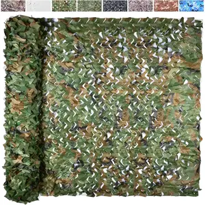 Camo Netting Camouflage Netting Bulk Roll Burlap Camo Tarp Sunshade Net for Hunting Blind Military Dinosaur Birthday Theme Party Decoration Camping Shooting