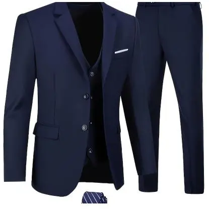 Navy blue double buckle