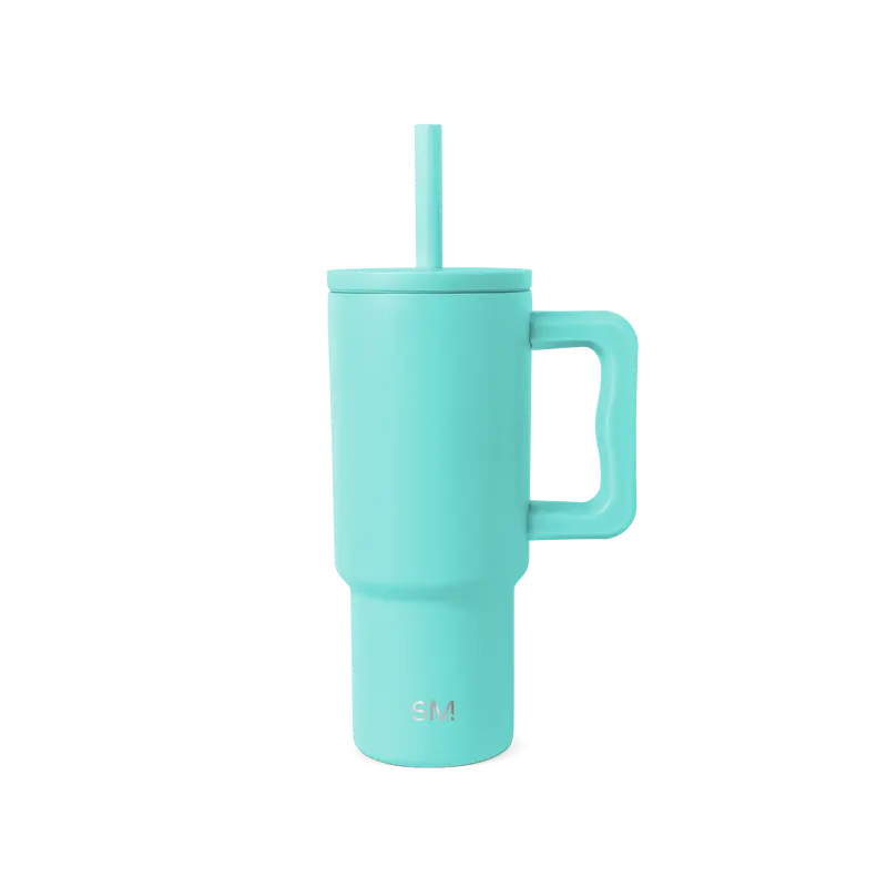 Simple Modern 24oz Trek Kids Tumbler with Silicone Straw Lid - Dishwasher Safe - Leak Proof