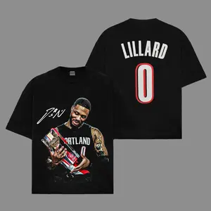 Damian Lillard 0 Shirt Cotton, Dame Time Fans, Big Game Dame Shirt, Rip City Fans, Portland Fans, Basketball Shirt, Game Day Fit