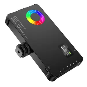 Portable Camera Light for Digital Cameras, 10w Power, 10000mah Capacity, RGB Full Color, Long Battery Life, Ideal for Photography Enthusiasts