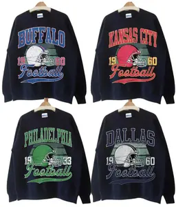 [Sale Up To 50%] Unisex All Teams Football Sweatshirt - Black Color, Vintage Football Sweatshirt All Teams, Sport Classic Sweatshirt, Gift For Football Fan, Crewneck Menswear - ShamCren