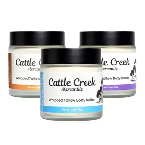 Whipped Tallow Body Butter Bundle - Deep Moisturizing, Skin Soothing & Repairing Cream Body Care Moisturizer Moisture Olive