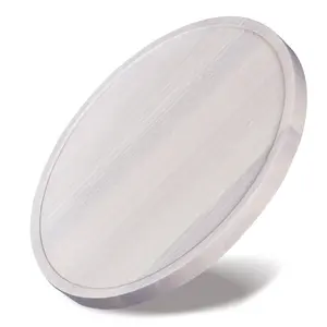 KITEISCAT Rubber Wood Lazy Susan Organizer Turntable, 12-Inch Rotating Lazy Susan for Cabinet, Table Top, Pantry, Vanity Countertop, Kitchen Organization - Spice Spinner, Makeup Organizer