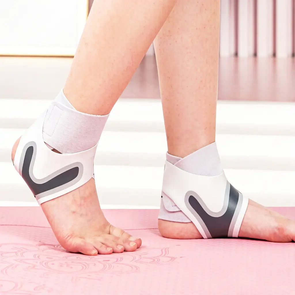 Velcro fastening Sports Ankle Brace,Light And Thin Fitness Prevent Ankle Sprains,Reduce impact on the Achilles tendon,Ankle Support for Basketball,Soccer,Running,Dancing,Intensive Exercise Protective Gear,Ankle Stabilizer