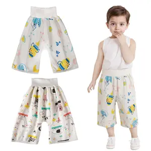 2 Pack Kids Potty Training Pants, Night Use, Soft Breathable, Cute Cartoon Design, Washable Diaper Training Underwear, Leak-Proof Cloth Diapers