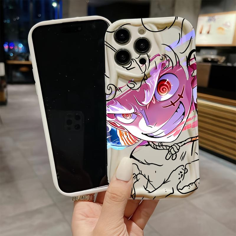 Phone case: Stylish Anime One- Straw Hat Boy Design Phone Case, Suitable for iPhone 17 Air 16, 15, 14, 13 12 Pro Max - Shockproof Soft TPU Back Cover