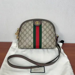 Pre-owned GUCCI canvas Crossbody Bags small Ophidia GG shoulder bag qiqicj7150