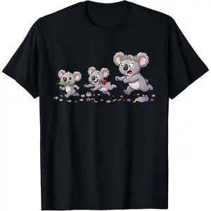 Funny Graphic Tee | Trendy Pumpkin Patch Outfit Graphic Tees Men’s ShirtsFunny Koala Mommy Mama Kids Girls Womens Mothers Day T-Shirt