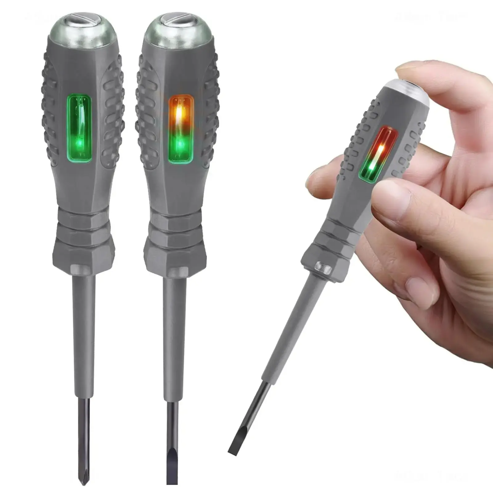 High-Brightness Color LED Voltage Test Pen-Multifunctional Electrical Tester for AC/DC Circuits,Car Repair,and Household Wiring