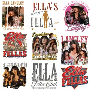 Ella's Fella DTF Gang Sheet – Premium Ready-to-Press Country Western Heat Transfers