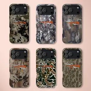 Camouflage Phone Case for Hunting for iPhone 17 16 15 14 13 12 11 X Pro Max Mini Plus and Samsung Galaxy S21 S22 S23 S24 S25, Durable Design, Shockproof & Protection, Dual Layer for Extra Durability Compatible with iPhone 17 Air