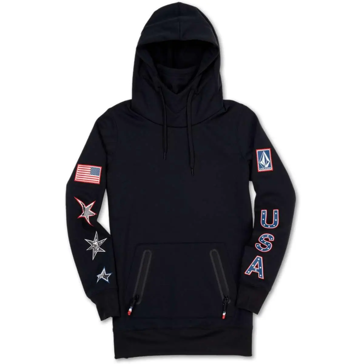 Volcom Women's USA Polartec Ridin Hoodie 2022