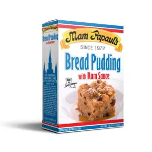 Mam Papaul's Bread Pudding Mix with Rum Sauce