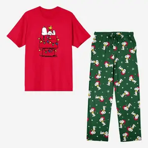Men's Snoopy Holiday Lounge Set