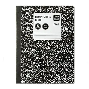Marble Composition Book – Wide Ruled, 9.75" x 7.5", 80 Sheets