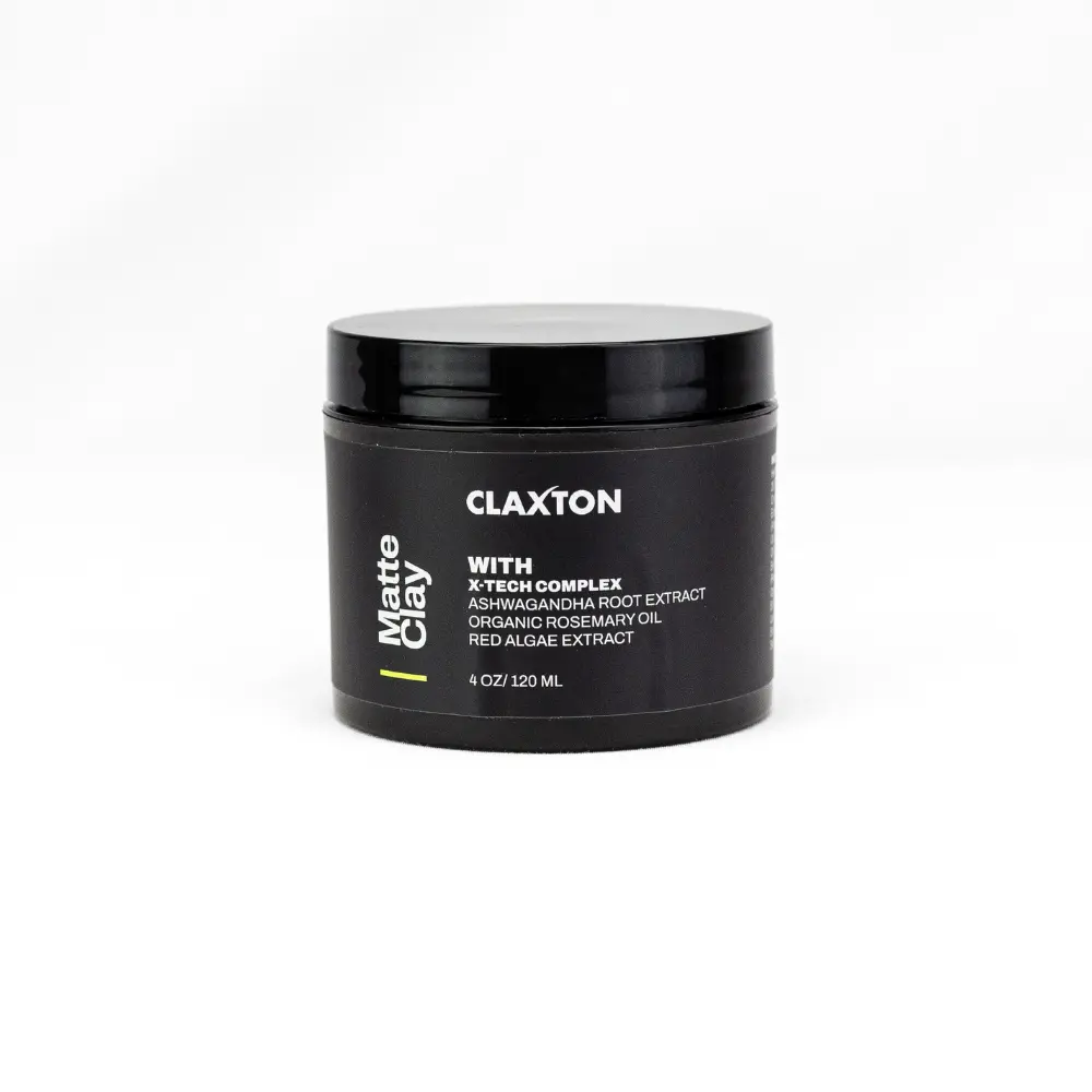 Hair Styling Matte Clay - 4oz |  Medium Hold, Matte Finish - Volumizing Finishing Hair Clay - Soft Clay Styling Pomade - Anti Frizz Wave Pomade