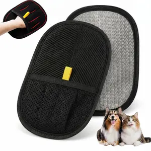 Pet Hair Removal Glove for Cats & Dogs,  Electrostatic Pet Hair Glove, Reusable Magic Brush Pet Hair Remover Tool for Laundry, Couch, Carpet, Car Seat