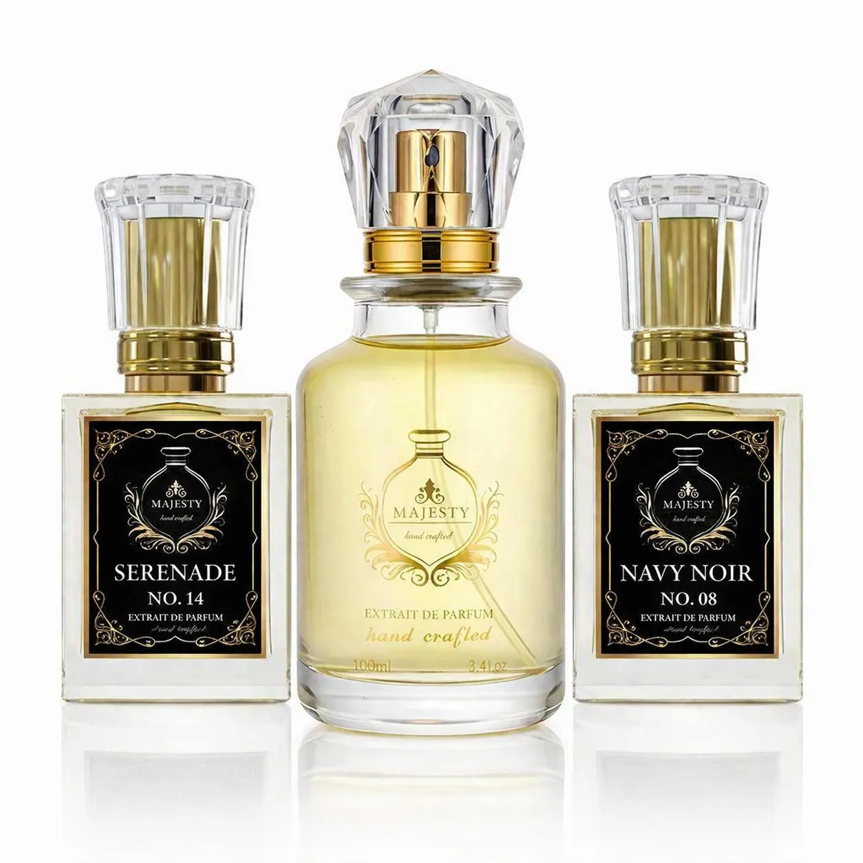 SERENADE X NAVY I A vibrant mix of bright citrus and smooth woods, summer airy nights in a bottle I Parfum Extrait