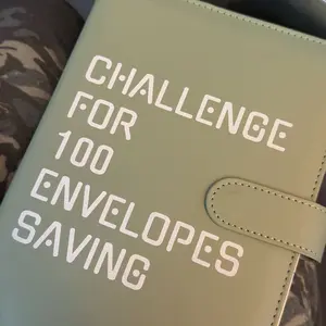100 Envelopes Saving Challenge, Budget Binder, Saving Challenge Book, Saving Challenge Notebook, Money Organizer, Budget Planner Book for Budgeting,Birthday Gifts Income Tracker.