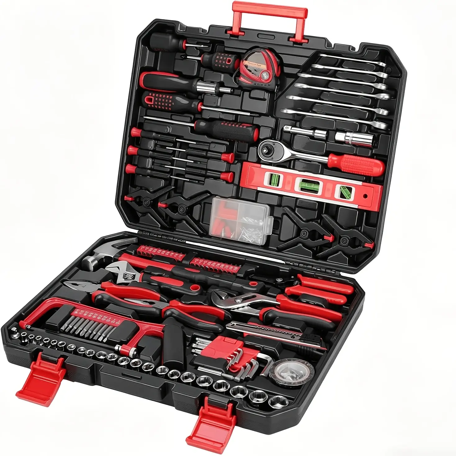 239Piece Tool Set General Household Hand Tool Kit Socket Wrench Auto Repair Tool Combination Package Mixed Tool Box with Storage Case
