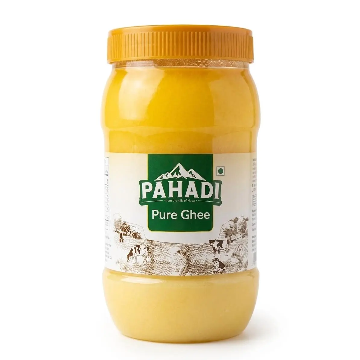 Pahadi Pure Ghee - Authentic Himalayan Butter for Cooking & Baking - Rich in Flavor & Nutrients - 100% Natural & Unadulterated