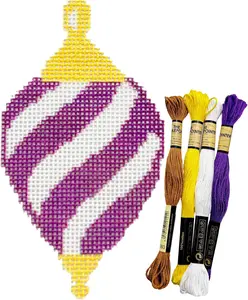 Needlepoint Kit - Violet Christmas ball