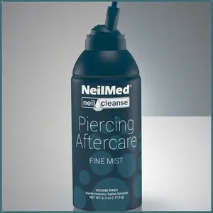 6.3oz Piercing Aftercare Spray Promotes Faster Healing Sterile Isotonic Saline Mist Gentle Enough For Ear Nose Cartilage Piercings TikTok Viral