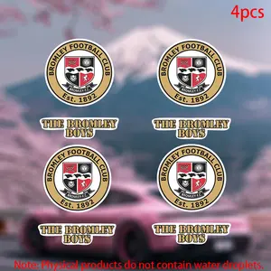 BROMLEY FC Sticker-Car stickers for doors, windows, laptops, luggage, furniture and bumpers-durable adhesive vinyl material