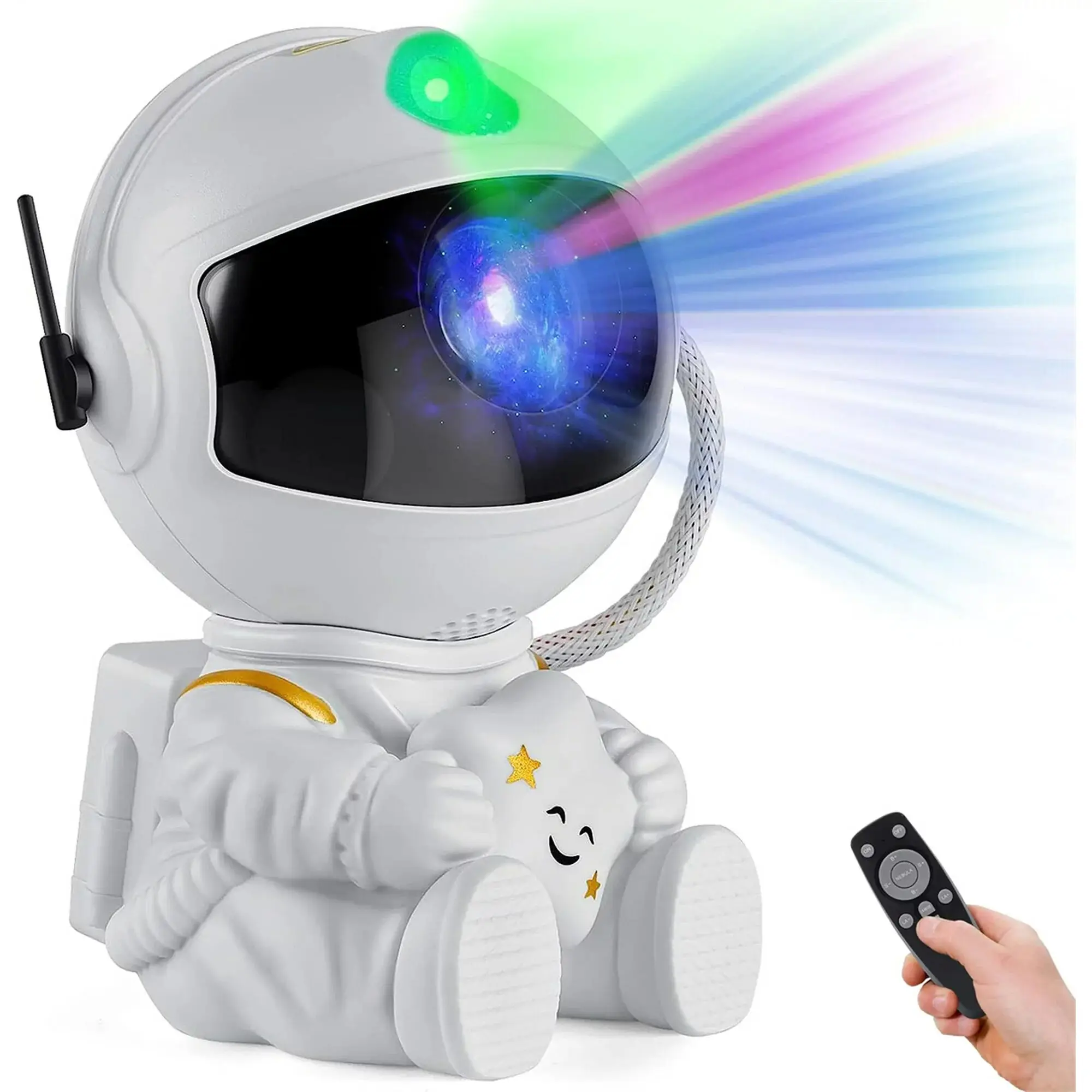 Astronaut Projector，Star Projector Galaxy Light，Night Light for Kids，Light Projector for Bedroom，Starry Nebula Ceiling LED Lamp，with Remote LED Galaxy