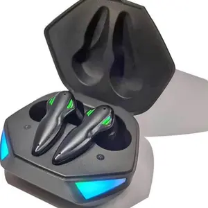 Inmani Wireless Gaming Earbuds,Bluetooth 5.2 Gaming Earbuds,Wireless Earbuds 50ms Ultra-Low Latency,Waterproof Earbuds Wireless Bluetooth Earbuds with Compact Charging Case, Black, KY-XY-01