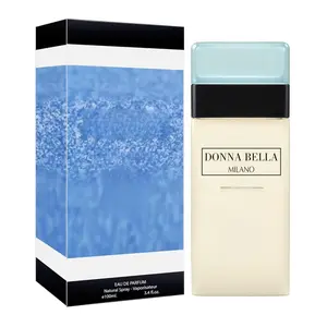 Donna Bella Milano Fragrance Couture Women's Light Blue Eau De Parfum Natural Spray 3.4 Fl Oz Long-Lasting Vaporisateur Perfume