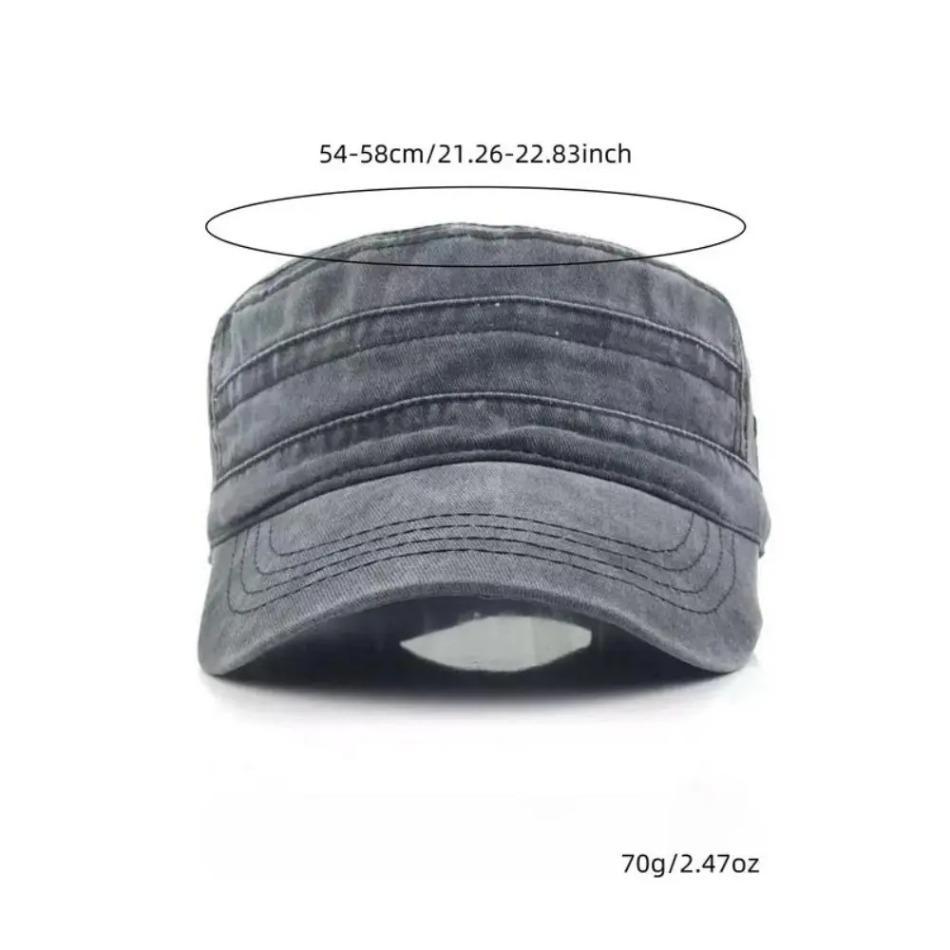 2026 Retro Military Army Cap Unisex Flat Top Adjustable Sun Protection Hat Lightweight Breathable Cadet Cap for Outdoor Travel Hiking Fishing Streetwear Daily Casual Wear for Men Women 2026 Retro Military Army Cap Unisex Flat Top Adjustable Sun Protection Hat Lightweight Breathable Cadet Cap for Outdoor Travel Hiking Fishing Streetwear Daily Casual Wear for Men Women