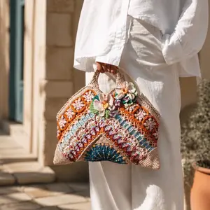 Handcrafted Crochet Art Bag | Wearable Textile Sculpture | Collector Piece